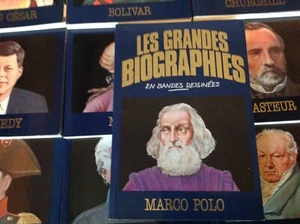 LES GRANDES BIOGRAPHIES EN BANDE DESSINEE bd collection complète intégrale 52/52 - Imagen 1 de 8
