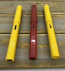 Lot of 3 Lamy Ballpoint Pens Preowned Yellow and Red FREE SHIPPING