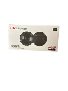 ALTAVOCES COAXIALES BIDIRECCIONALES NAKAMICHI 6.5" 260W POTENCIA MÁXIMA 40W RMS Nuevos NSE1648 - Imagen 1 de 2