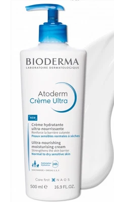 Bioderma Atoderm Ultra Nourishing Moisturising Cream 500ml-For All Types Of Skin