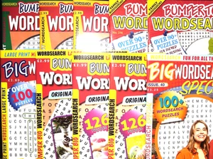 10 WORDSEARCH PUZZLE BOOKS - 1000+ PUZZLES TO SOLVE - NEW LARGE PRINT BIG PACK - Bild 1 von 15