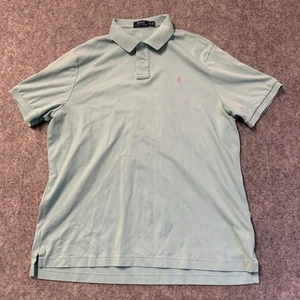 Polo Ralph Lauren Polo Shirt Mens XL Mint Green Short Sleeve - Picture 1 of 15