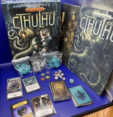 2016 Z-Man Games Pandemic Reign of Cthulhu Board Game - Open, Complete - Изображение 1 из 4