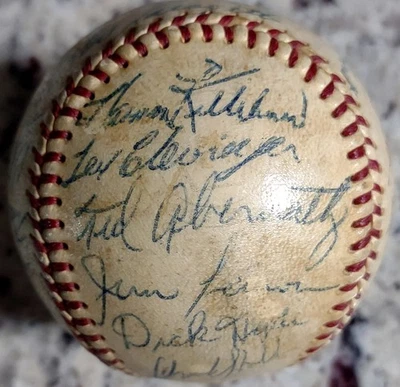 1957 Washington Senators Team Signed Baseball Harmon Killebrew 33 Autos JSA LOA - Image 1 of 4