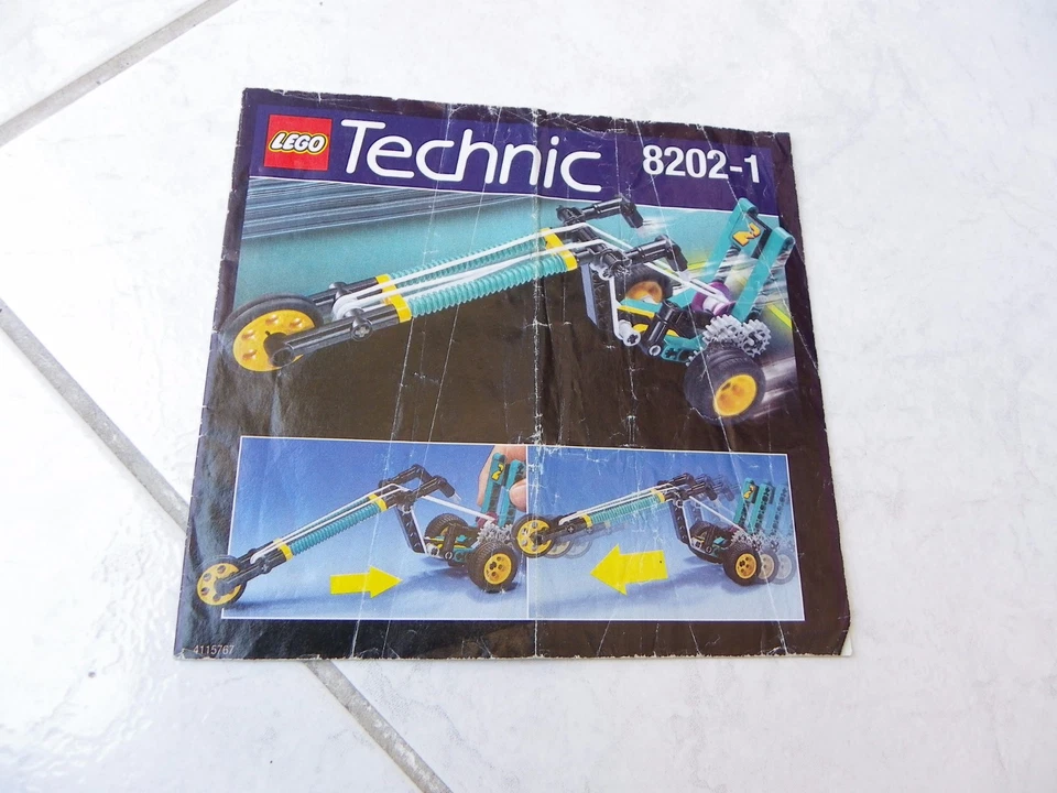 Lego Technic 8202-01 Solo Instrucciones Receta - Imagen 1 de 1