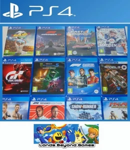 PS4 Sony PlayStation 4 Video Games (Sport Extreme Sports Racing Driving Arcade) - Picture 1 of 12