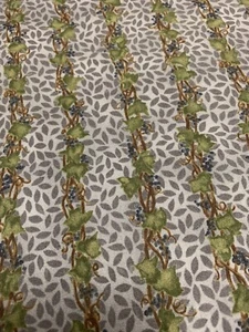 5 Yards Wild Grape Inn Carol Endres Red Rooster Designs Floral Cotton Fabric - Picture 1 of 3