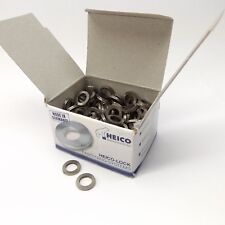 BOX OF 200 HEICO HLS-3/8" S HEICO-LOCK WEDGE LOCK WASHER STAINLESS STEEL