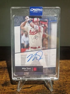 2024 Topps Museum - Mike Trout - On Card Archival Autograph - 05/20 - Picture 1 of 2