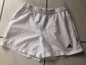 Adidas Jungen Sporthose kurz , Gr.140 , Tennishose weiß - Picture 1 of 5
