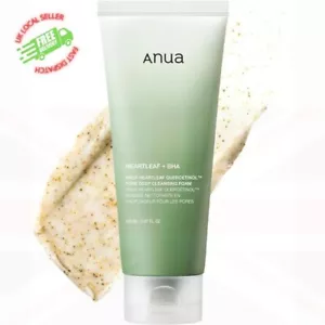ANUA Heartleaf Quercetinol Pore Deep Cleansing Foam Facial Cleanser 150 ml Face - Picture 1 of 24