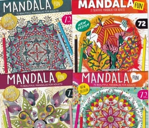 MANDALA FUN Malbuch mit 72 Bilder zum Ausmalen Motive Winter Herbst Weihnachten - Imagen 1 de 15