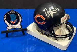 ALSHON JEFFERY SIGNED CHICAGO BEARS MINI HELMET w/ #17 - BECKETT AUTHENTICATED - Picture 1 of 3