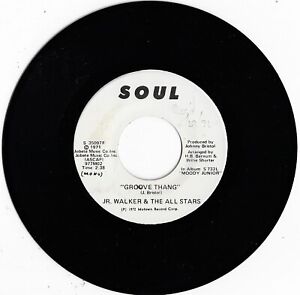 JR. WALKER & ALL STARS groove thang U.S.SOUL 45rpm 35097_1972 white label promo
