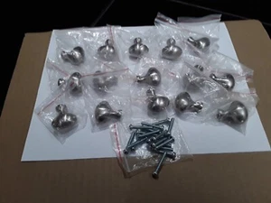 Brushed Nickel Kitchen Cabinet Door Knobs 15 Pcs Cupboard Drawer Hardware - Bild 1 von 6