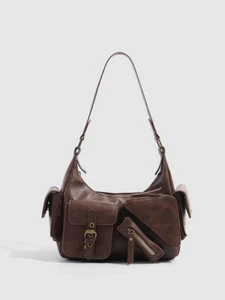 Shoulder Bags Simple Purse Handbag Sweet Clutch Purse with Zipper Closure Gifts - Picture 1 of 5