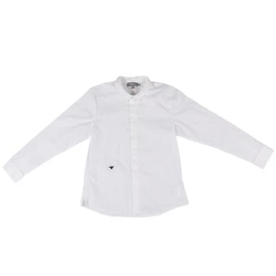 CAMISA DE ALGODÓN CHRISTIAN DIOR BLANCA NIÑOS NIÑOS 8 AÑOS Foto 1 de 4