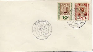 Alemania Federal Centenario Sello de Hamburgo y Lubeck año 1959 (CU-616) - Imagen 1 de 1