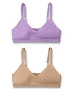 Hanes Girls' Cami Strap Wirefree Bra 2-Pack/ NEW/choose the color - Picture 1 of 7