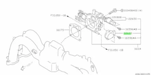 Conjunto de sensor-acelerador para: Subaru Impreza GC8 GF8 WRX STI 98-00 - Imagen 1 de 1