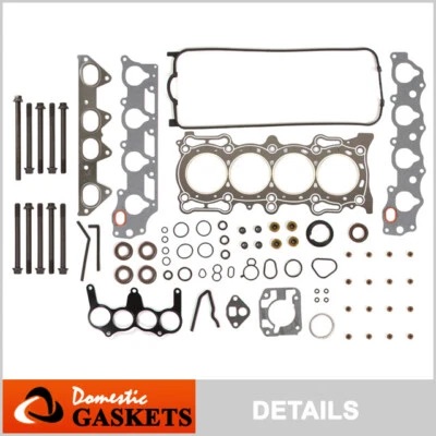 Fits 94-97 Honda Accord EX 1997 Acura C 2.2 SOHC Head Gasket Set Bolts F22B1 - Image 1 of 4