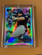 1996 Topps Chrome Refractor Mark McGwire #41 Beautiful Card