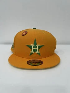 Houston Astros New Era x Premium Goods Mango Pin MLB Fitted Cap Hat Size 7 - Picture 1 of 5