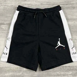 Nike Air Jordan Boys Black/White Shorts Relaxed Fit 85B499 MSRP $30 NEW w TAGS - Picture 1 of 3