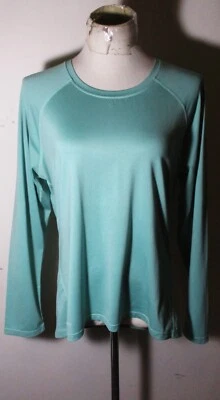 EASTERN MOUNTAN Sports Green Long Sleeve Compression Top Size L NWOT - Image 1 of 4