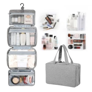 Tragbare Reise Kulturtasche Mehrschichtig Wasserdicht Make-up Aufbewahrungstasche für Frauen - Bild 1 von 15