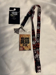 The Walking Dead Necklace And Lanyard Set Daryl Dixon Bow - Picture 1 of 11
