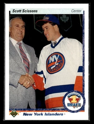1990-91 Upper Deck Scott Scissons #357 Rookie - Image 1 of 2