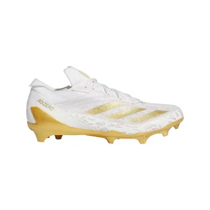 Men's adidas Adizero Electric Cleated Football Boots Wht/Gold IE4416 RRP £99.99 - Picture 1 of 5