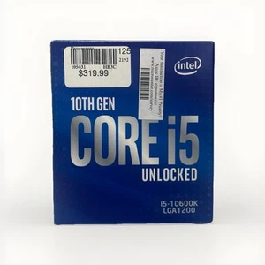 Procesador de escritorio Intel Core I5-10600k 4,1 GHz seis núcleos desbloqueado zócalo LGA 1200 - Imagen 1 de 6
