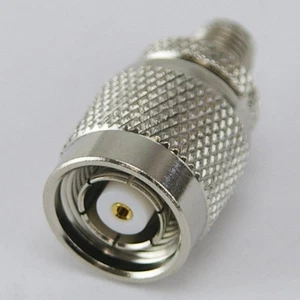 RP SMA Female to RP TNC Male Adaptor Nickel Plated / Gold Plated connector - Picture 1 of 3