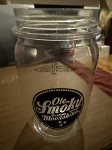 Ole Smoky Tennessee Moonshine Indianapolis Motor Speedway Mason Plastic Jar - Picture 1 of 6