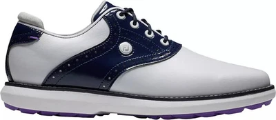 Zapatos de golf Footjoy para mujer Tradiciones talla 9 blanco azul marino estilo 97899 Foto 1 de 3