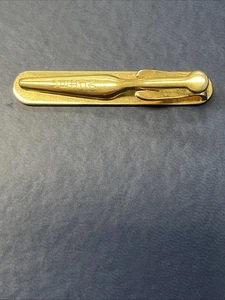 Swank Tie Clip Gold Tone - Picture 1 of 2
