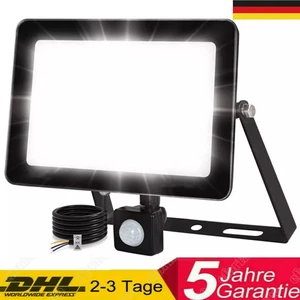 20000lm LED Fluter mit Bewegungsmelder 100w Außen Strahler ScheinwerferFlutlicht - Bild 1 von 19