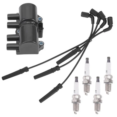 Juego de bobinas de encendido y bujías y cables para Chevrolet Optra 2,0 L I4 2004-2007 Foto 1 de 4