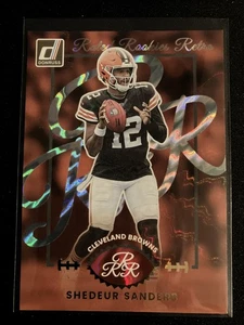 2025 Donruss Shedeur Sanders Rated Rookies Retro #11 - Picture 1 of 2
