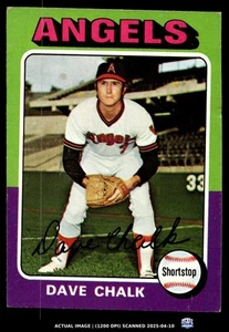 1975 Topps #64 DAVE CHALK VG-EX California Angels - Picture 1 of 2