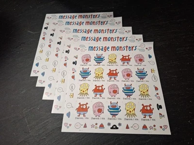 US Message Monsters Lot Of  100 $78FV! Forever Stamps Scott# 5636-5639 (MNH) - Image 1 of 4