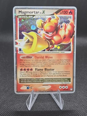 Magmortar Lv. X 123/123 Pokemon Mysterious Treasures - LP - Image 1 of 4