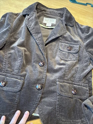 Blazer Abrigo Deportivo Chaqueta Pana Marrón Vintage Ralph Lauren 70 s Foto 1 de 4