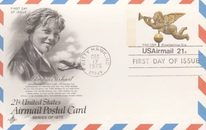 1975 FDC Postal Card- Scott# UXC16 - Art Craft Cachet  UA - Picture 1 of 1