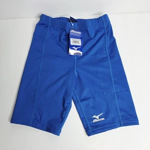 XXS Womens Mizuno Royal BLUE Softball Compression Shorts NWT Volleyball 6" Xxsm - Picture 1 of 10