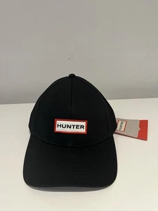 Hunter Unisex LOGO BASEBALL ADJUSTABLE Cap 1 Size Black New With Tags - Picture 1 of 5