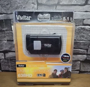 Vivitar DVR 638HD High Definition Digital Handheld Camcorder Black New Sealed - Picture 1 of 4