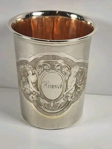 Antiker 800 Deutscher Silber DK Heinrich Pokal 63,6 Gramm Top Zustand - Bild 1 von 8